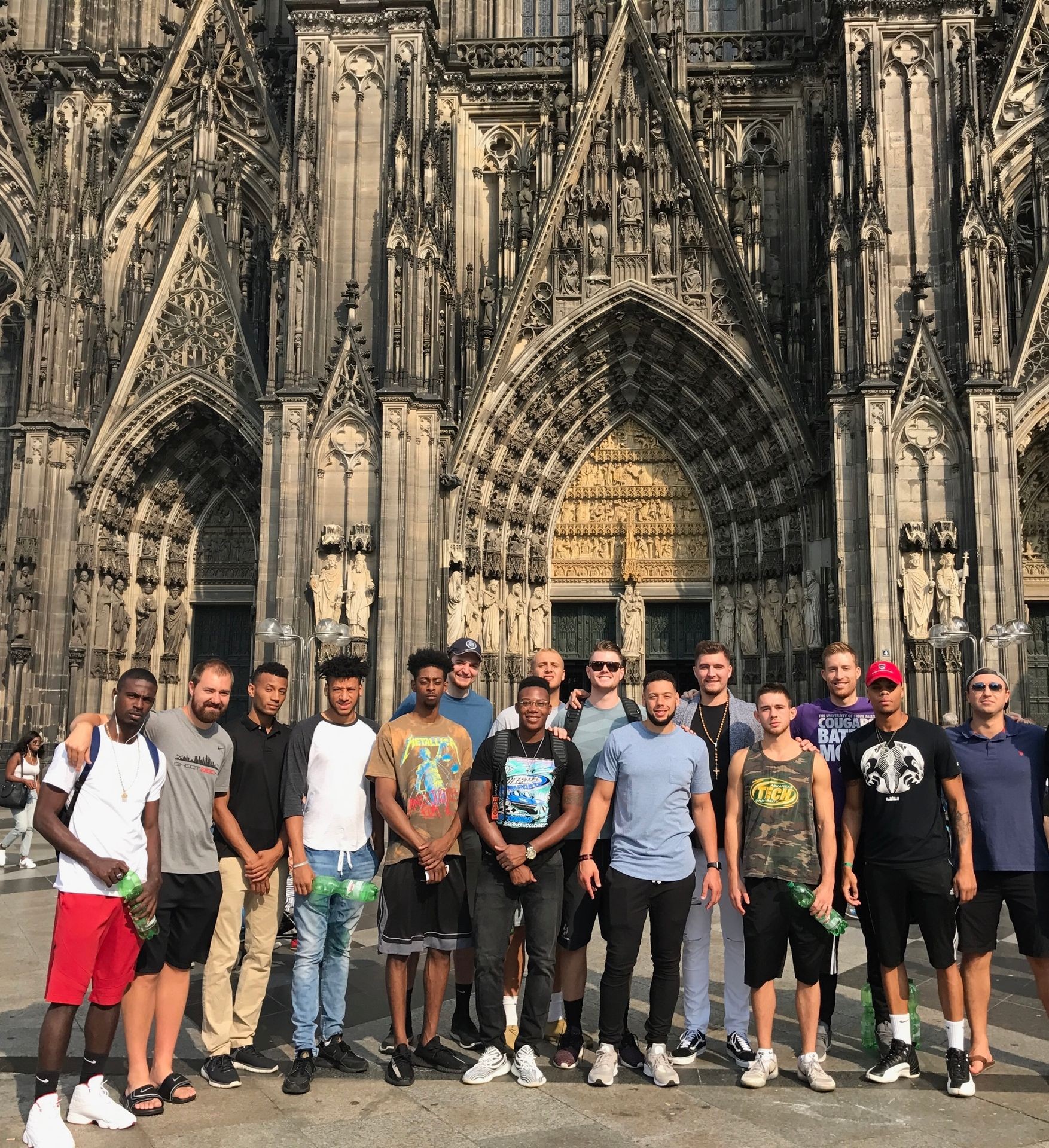 Experience the World, One Game at a Time (Photo Above is Eurobasket at Cologne Cathedral in Germany)